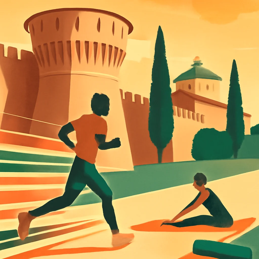 Run, yoga e pilates — Sport a Brescia, Castello di Brescia
