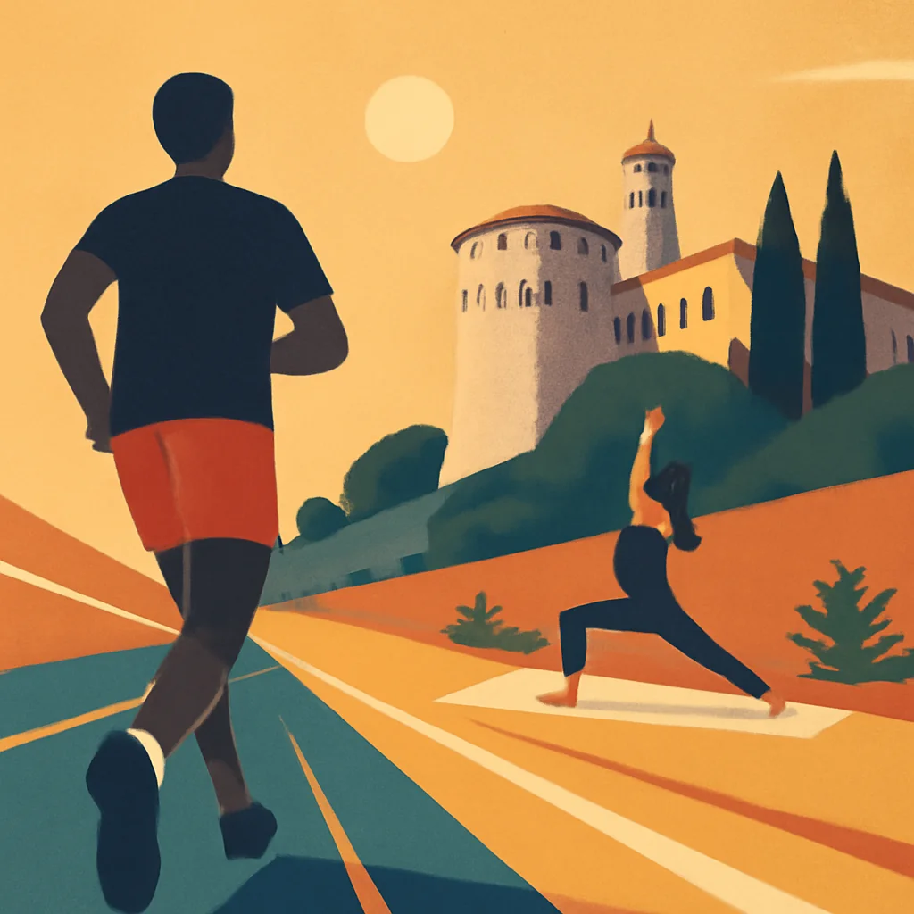 Run, yoga e pilates — Sport a Brescia, Castello di Brescia