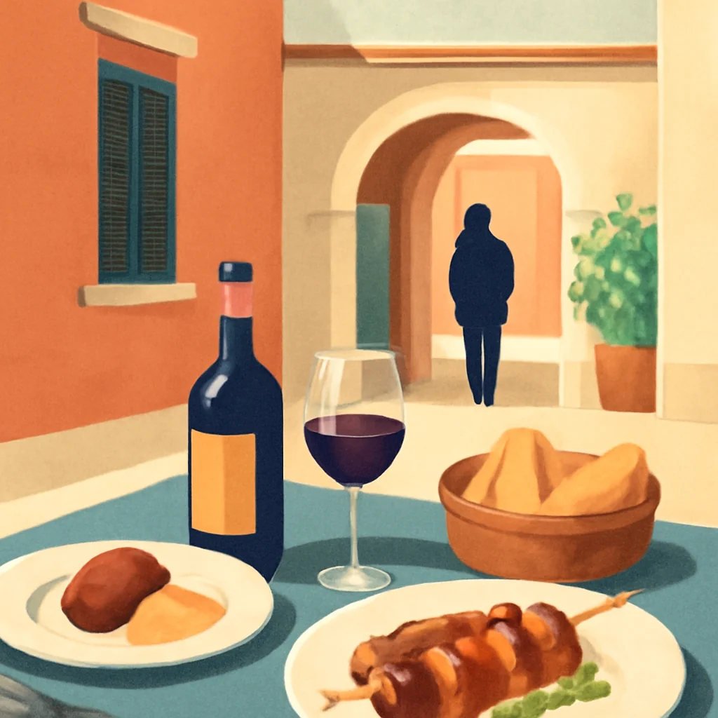 Menù Spiedo alla Commedia delle Pentole — Food a Brescia, giovedì 14 maggio